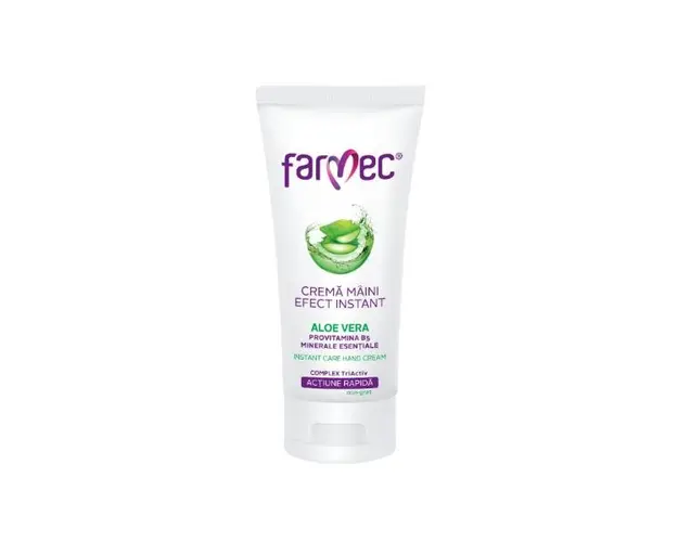 Crema de Maini cu Efect Instant si Aloe Vera Farmec, 100ml