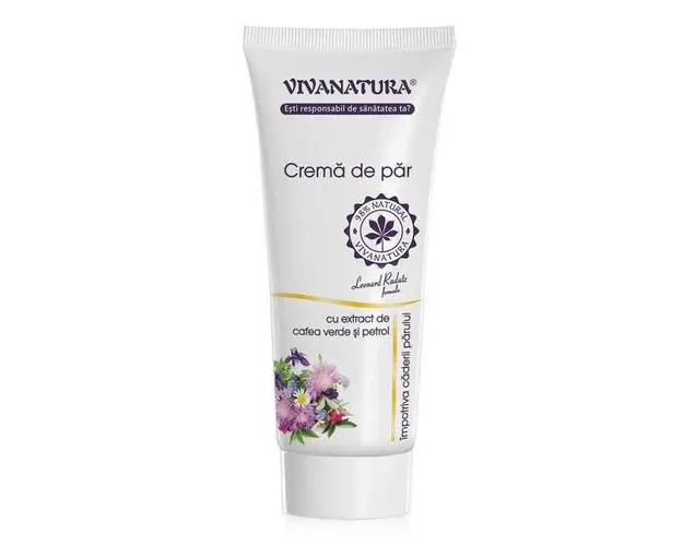 Crema Par Extract Natural si Petrol Impotriva Caderii Parului Vivanatura, 75 ml
