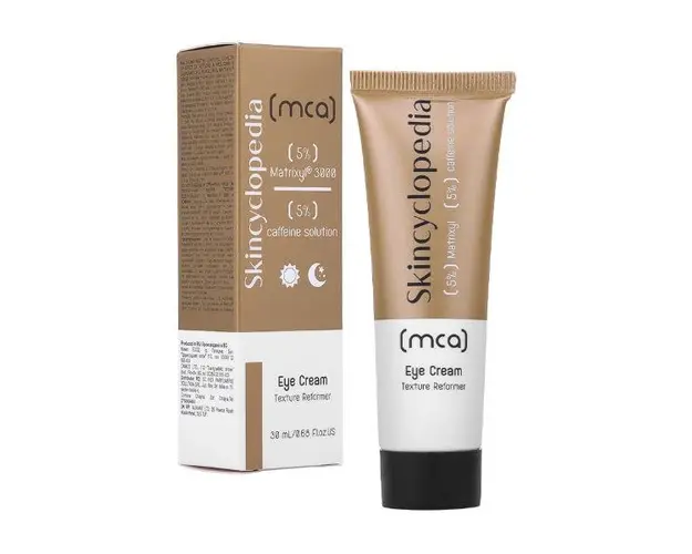 Crema pentru Conturul Ochilor cu Matrixyl 3000 si Cafeina - Camco Skincyclopedia Matrixyl 3000 &amp; Caffeine Solution Eye Cream Texture Reformer, 30 ml