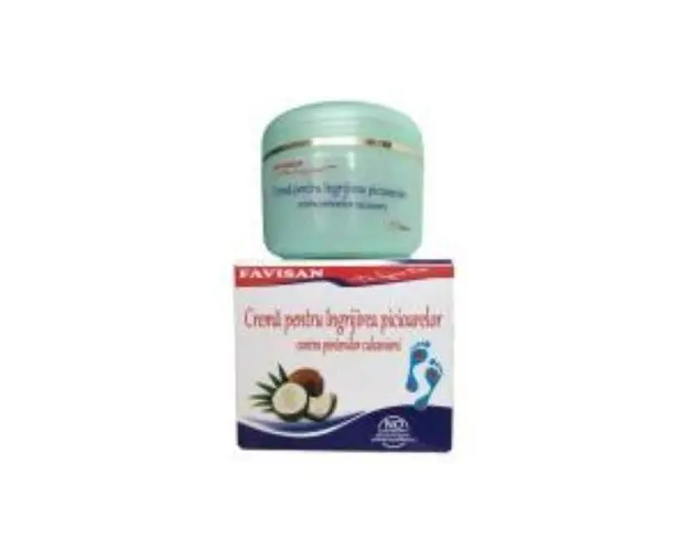 Crema pentru Ingrijirea Picioarelor contra Pintenilor Calcaneeni Favisan, 50ml