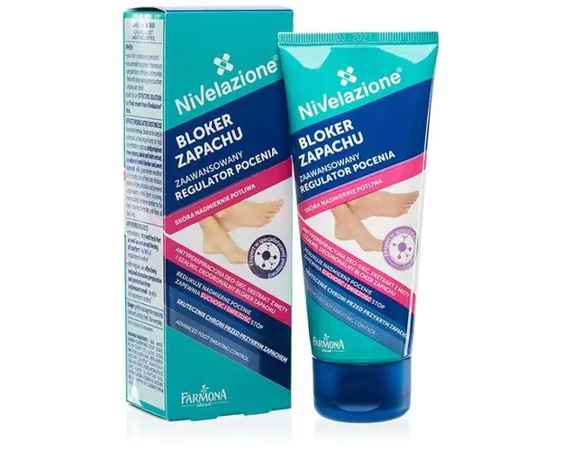 Crema Antiperspiranta pentru Picioare - Farmona Nivelazione Advanced Foot Sweating Control, 75 ml