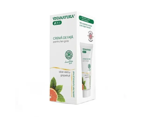 Crema pentru Ten Gras Vivanatura, 75 ml