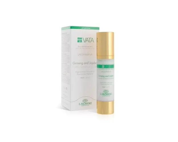 Crema de Noapte pentru Ten Uscat cu Ginseng si Jojoba Lakshmi, 50 ml