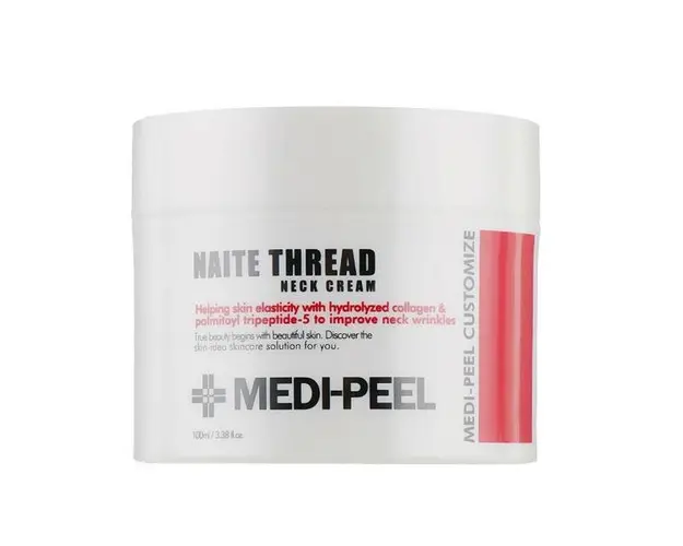 Crema Peptidica pentru Gat si Decolteu MediPeel, Premium Naite Thread Neck Cream, 100 ml