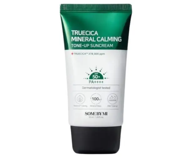 Crema protectie solara SPF50+, PA++++, Truecica Mineral Calming, Some by mi, 50ml