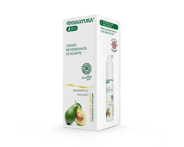 Crema Regeneranta de Noapte Vivanatura, 45 ml