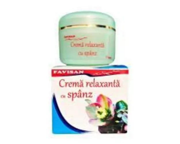 Crema Relaxanta cu Spanz Favisan, 50ml