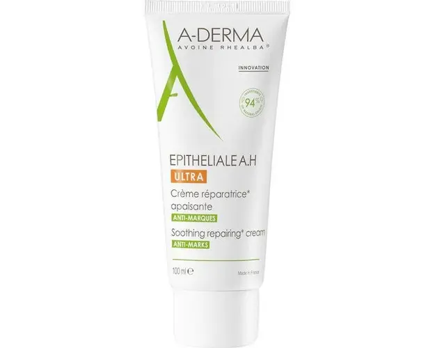 Crema reparatoare A-Derma Epitheliale A.H. Ultra pentru piele cicatrizata, 100 ml