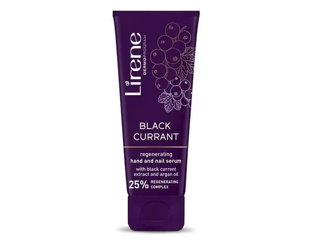Crema-ser de maini Lirene, cu efect regenerator si extract din coacaze negre, 75ml