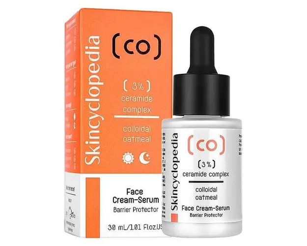 Crema-Serum Facial cu Ceramie si Ovaz Coloidal Skincyclopedia Camco, 30 ml