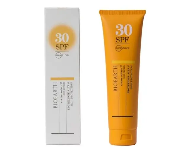 Crema Solara pentru Corp SPF 30 cu Ganoderma Bioearth, 150 ml