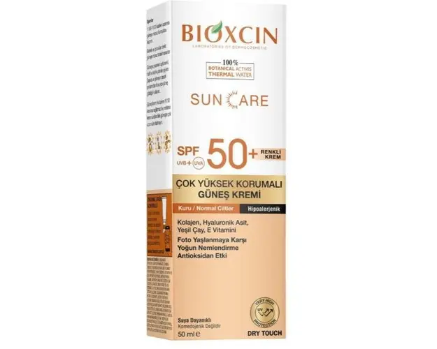 Crema de Protectie Solara cu acid hialuronic SPF 50+ Bioxcin, 50 ml