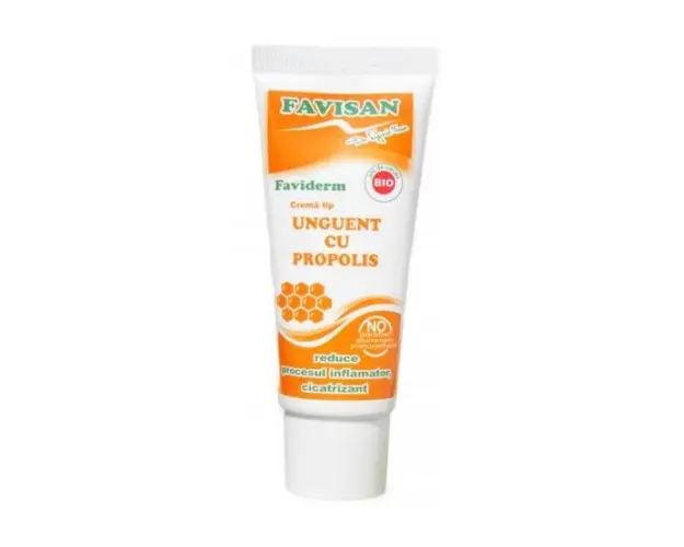 Crema Tip Unguent cu Propolis Faviderm Favisan, 40ml