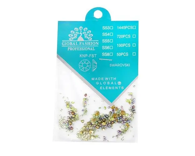 Cristale unghii Swarovski Global Fashion 7 - Chameleon