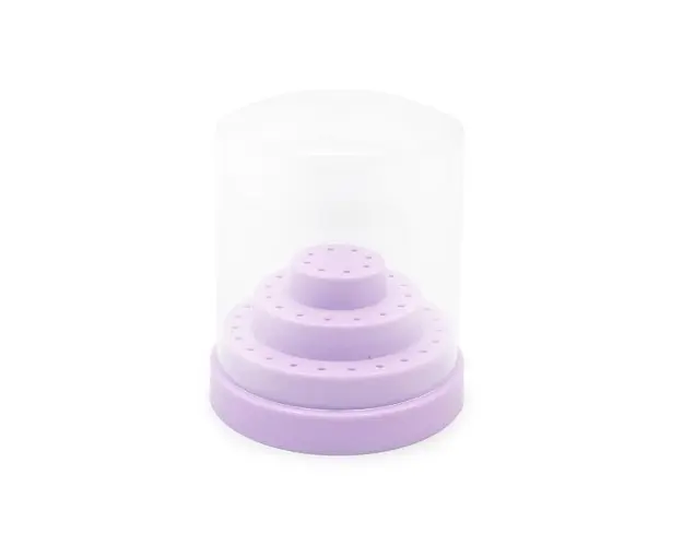 Cutie depozitare, capat de freza, 48 locuri, big, liliacie