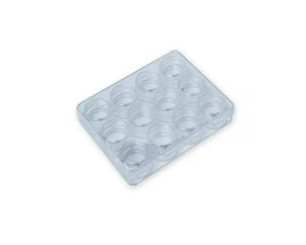 Cutie pentru depozitare, 12 compartimente, Transparenta