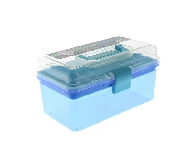 Cutie plastic, Global Fashion, Albastru