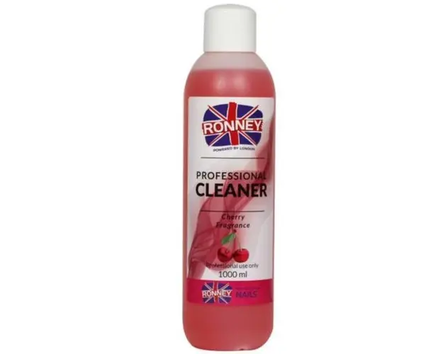 Degresant pentru unghii Cleaner Plus, Ronney cu aroma de Cirese art RN 00547, 1000 ml