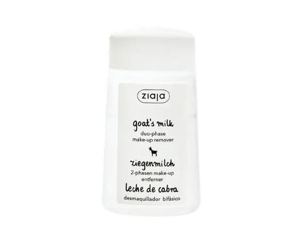 Demachiant Bifazic pentru Ten Sensibil cu Lapte de Capra - Ziaja Goat`s Milk Duo Phase Make-Up Remover Eyes And Lips, 120 ml