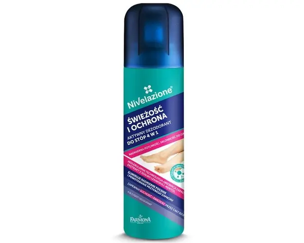 Deodorant 4 in 1 pentru Picioare - Farmona Nivelazione 4 in 1 Foot Deodorant, 180 ml