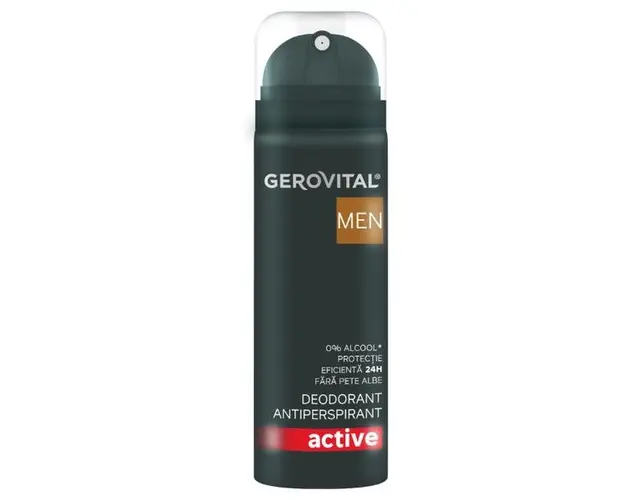 Deodorant antiperspirant Active Gerovital Men, 150ml