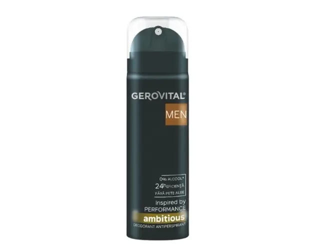 Deodorant Antiperspirant Ambitious Gerovital Men, 150 ml