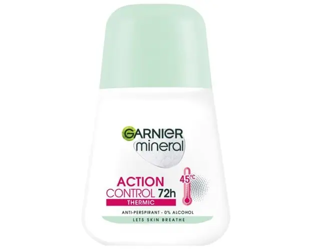 Deodorant Antiperspirant Roll-on - Garnier Mineral Action Control Thermic 72h, 50 ml