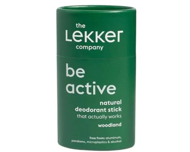 Deodorant natural vegan stick Lekker Have Fun Woodland (zero plastic), 40 g