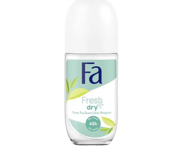 Deodorant Roll-on Antiperspirant - Fa Fresh &amp; Dry Green Tea 48 h, 50 ml