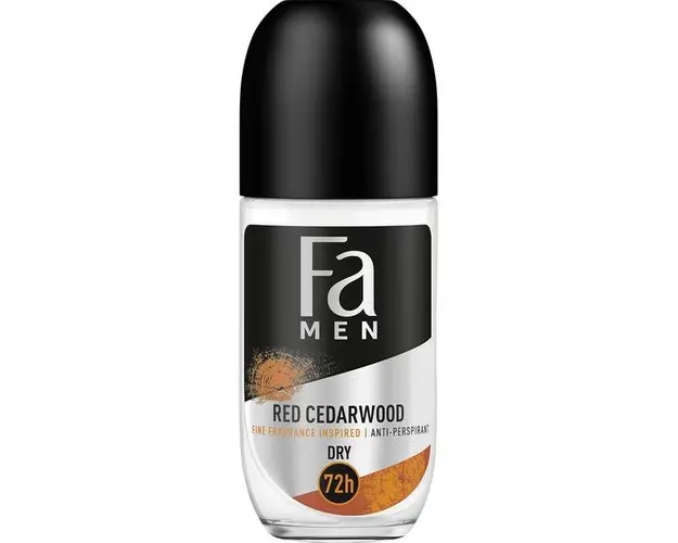 Deodorant Roll-on Antiperspirant pentru Barbati - Fa Men Red Cedarwood Dry 72 h, 50 ml