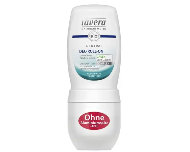 Deodorant Roll-On Fara Alcool pentru Piele Sensibila si Iritata Lavera, 50ml