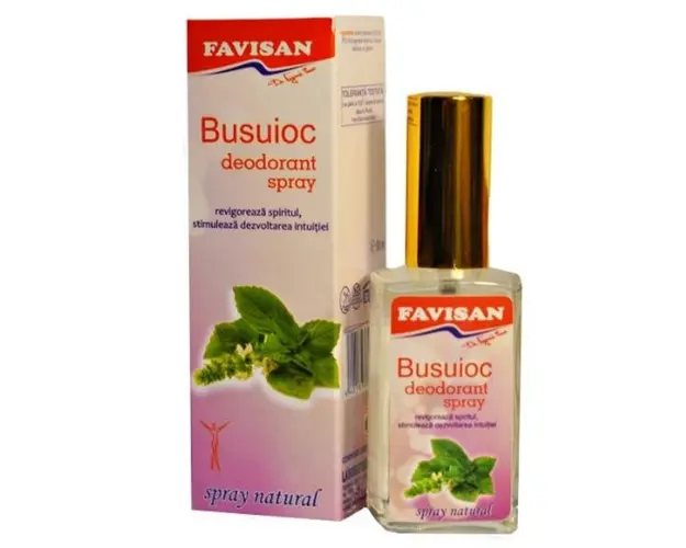Deodorant Spray cu Busuioc Favisan, 50 ml
