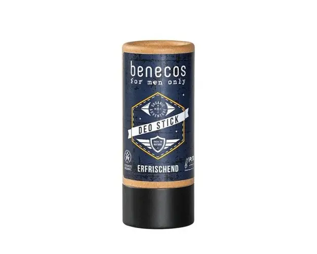 Deodorant Stick Bio cu Bicarbonat pentru Barbati - Benecos, 40 g