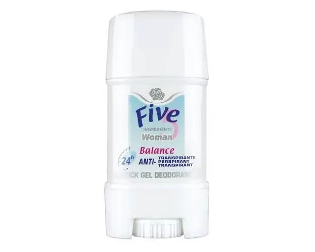 Deodorant Stick Gel pentru Ea FIVE 5 Balance SuperFinish, 65 g