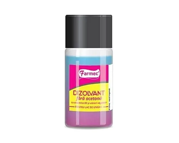 Dizolvant fara Acetona pentru Lac de Unghii Farmec, 50ml