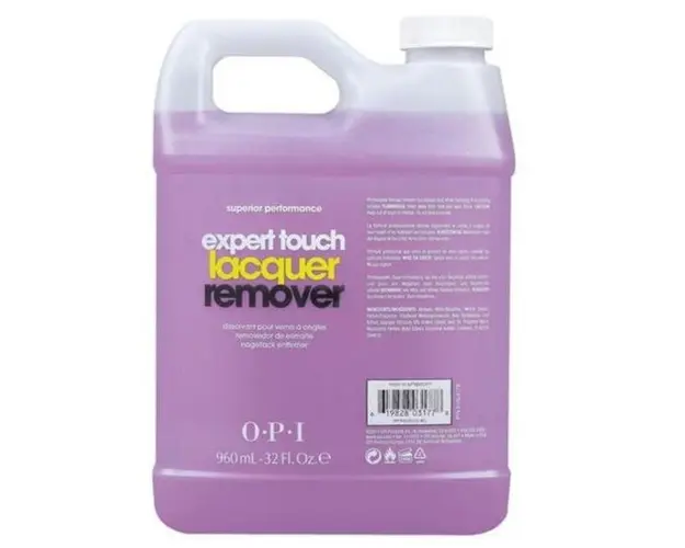 Dizolvant pentru lac semi-permanent, Opi, Expert Touch Lacquer Remover, 960ml