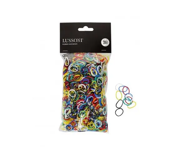 Elastice de par Lussoni Rubber Hair Bands, 100buc