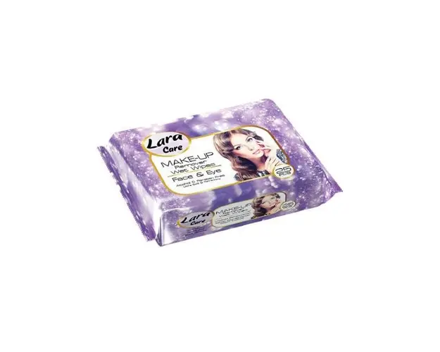 Servetele umede demachiante Lara purple Omay 25 buc.