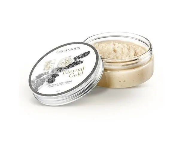 Exfoliant corp cu aur, Organique, 450 ml
