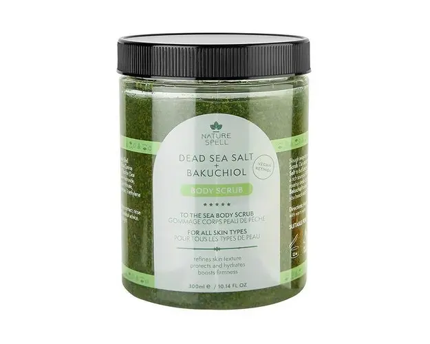 Exfoliant Corp cu Retinol Vegan - Nature Spell Body Scrubm, 300 ml