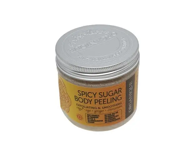 Exfoliant corp, cu Scortisoara si Portocale, Organique, 200 ml