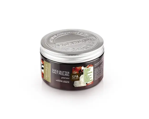 Exfoliant corp cu shea si guarana, Organique, 450 ml