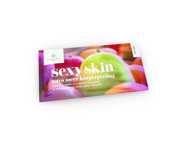 Exfoliant corp cu unt de mango, Dermasel, plic, 38 ml