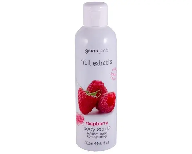 Exfoliant corp, cu zmeura, Greenland, 200 ml