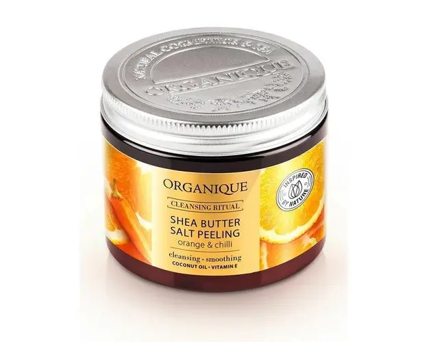 Exfoliant corporal anticelulitic cu portocale, chilli si shea Organique 200 ml