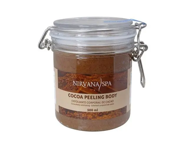 Exfoliant corporal Cocoa Peeling Body, Exfoliant de ciocolata Nirvana Spa, 500 ml