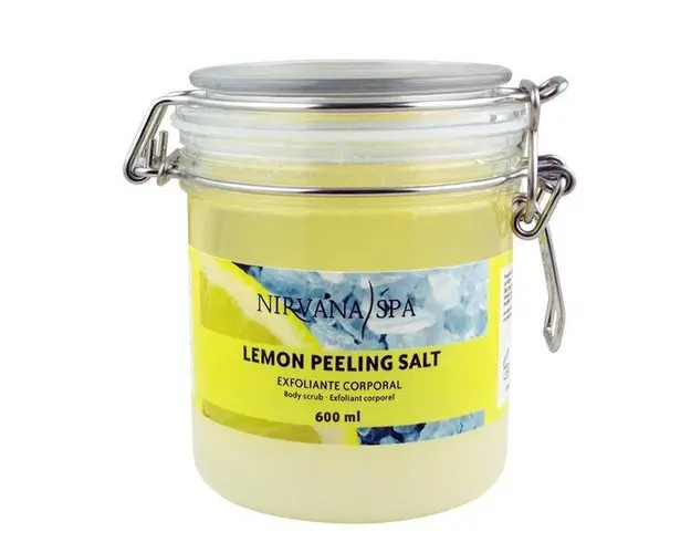 Exfoliant corporal Lemon Peeling Salt, 600 ml