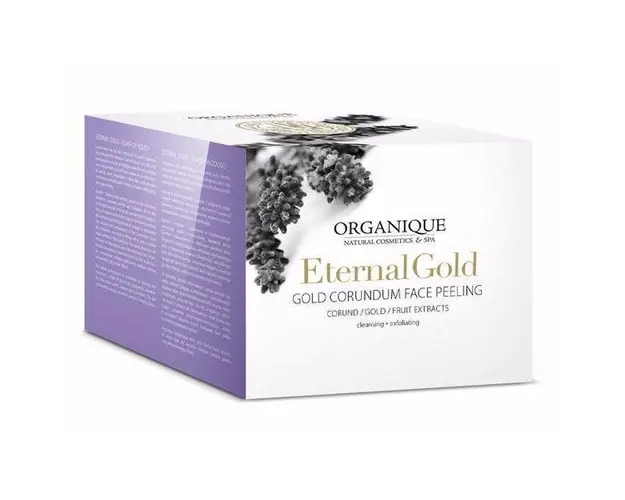 Exfoliant facial cu aur, Organique, 50 ml