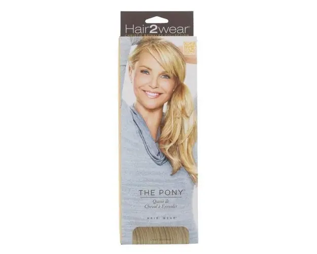 Extensie de par Hairuwear The Pony lungime 29 cm Blond deschis