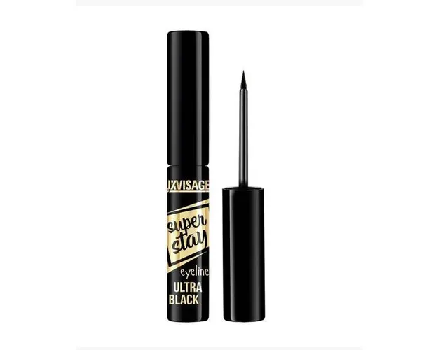 Eyeliner - Super Stay / Ultra Negru, Waterproof - Luxvisage, 9ml